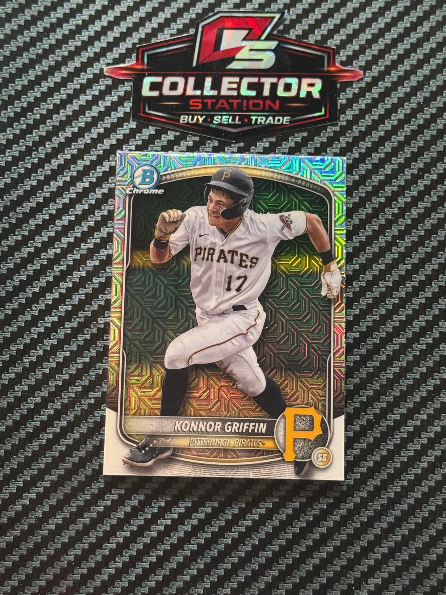 2025 Bowman Chrome Konnor Griffin Mega Mojo Refractor #BCP-86