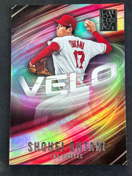 2022 Panini Capstone Shohei Ohtani Velo #V-14 Los Angeles Angels
