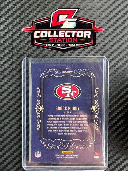 2024 Panini Phoenix - Gridiron Crowns Brock Purdy #GCBPY