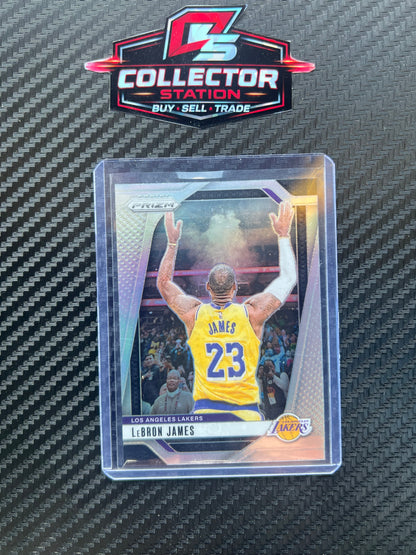 2024-25 Panini Prizm LeBron James Silver #130 Lakers