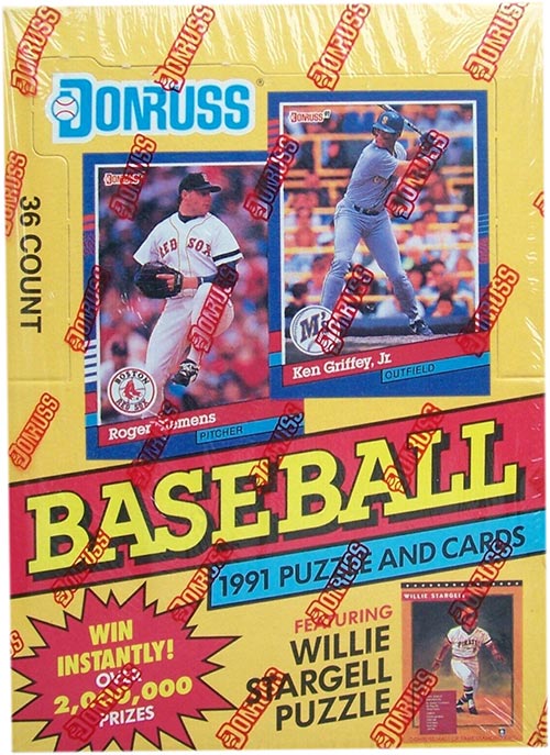 1991 Leaf Donruss Baseball Box Sealed