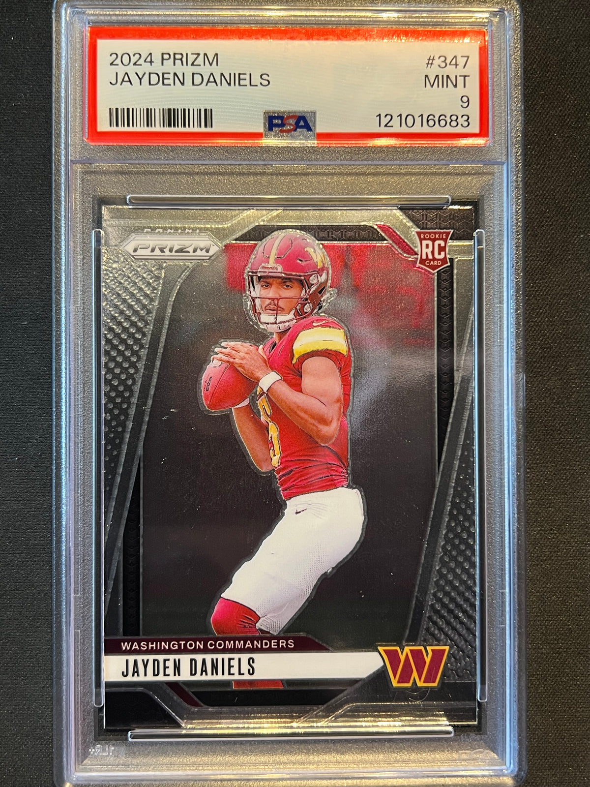 2024 Panini Prizm - Rookies Jayden Daniels #347 (RC) PSA 9