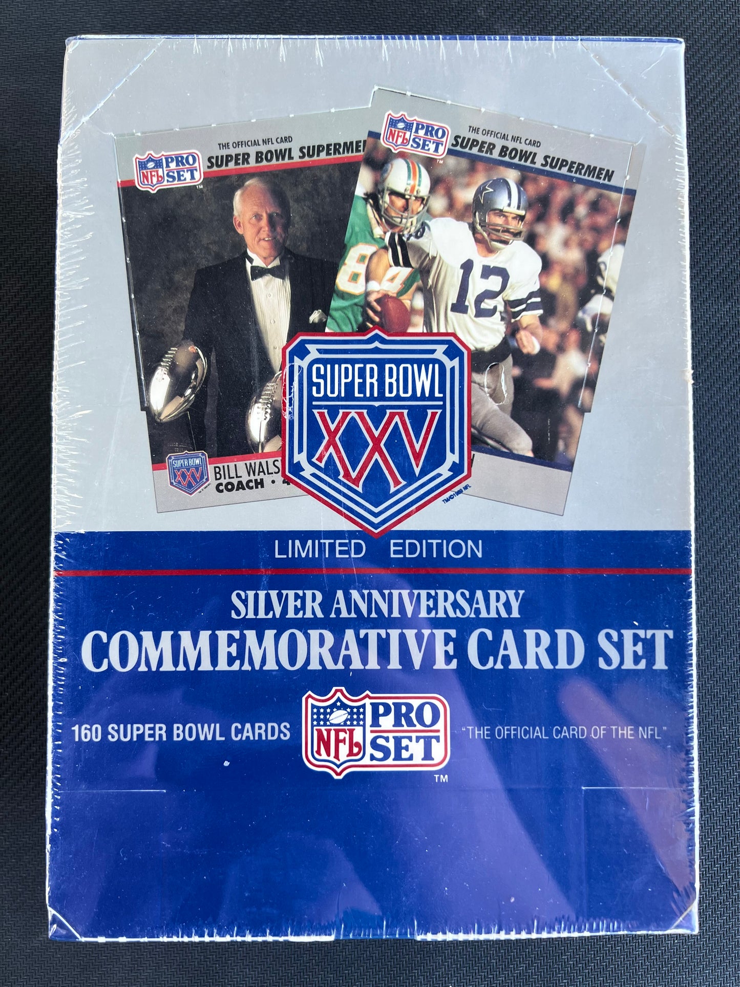Pro Set Super Bowl XXV Silver Anniversary Commemorative Card Set Sealed