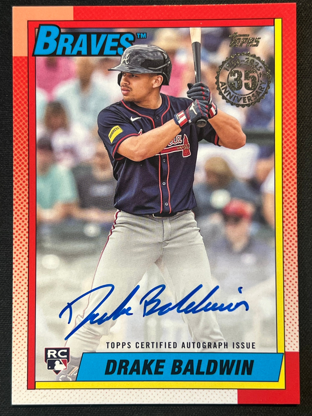 2025 Topps Update - 1990 Topps Baseball Autographs Drake Baldwin #90AU-DB (RC)
