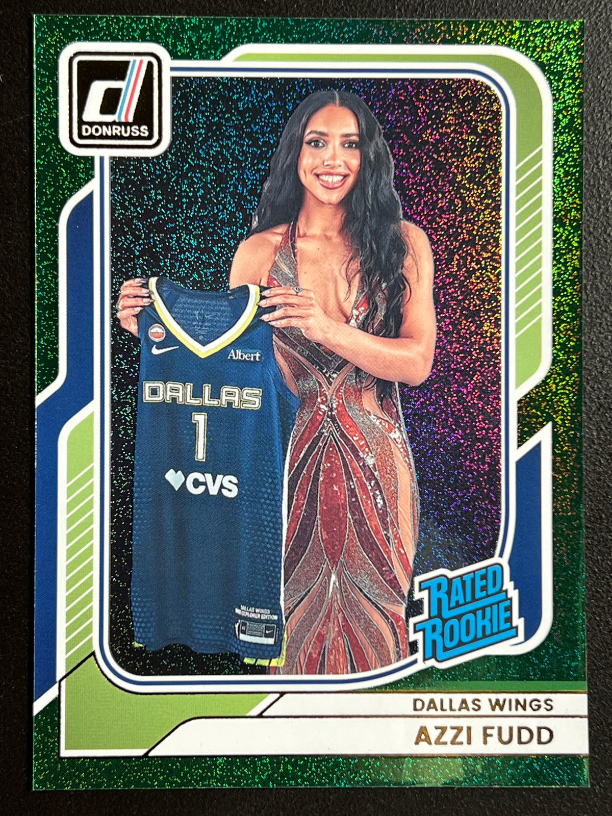 2026 Panini  WNBA Donruss Basketball Rated Rookie RC Azzi Fudd #86 Green Shimmer