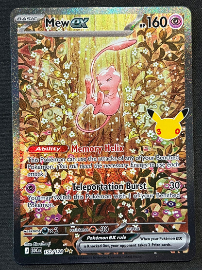 Mew ex - 152/128 - ME: 30th Celebration (30C) NM Pokemon