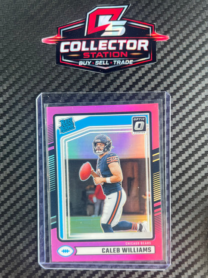2024 Donruss Optic Preview-Pink Caleb Williams #327RC