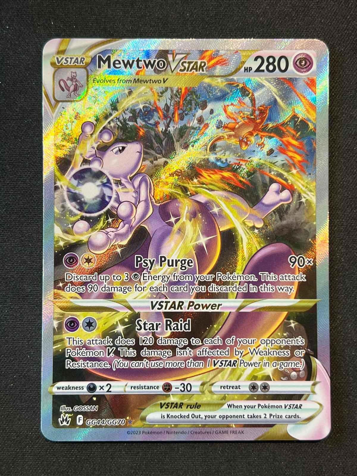 Mewtwo VSTAR - SWSH: Crown Zenith: Galarian Gallery (CRZ:GG) Pokemon