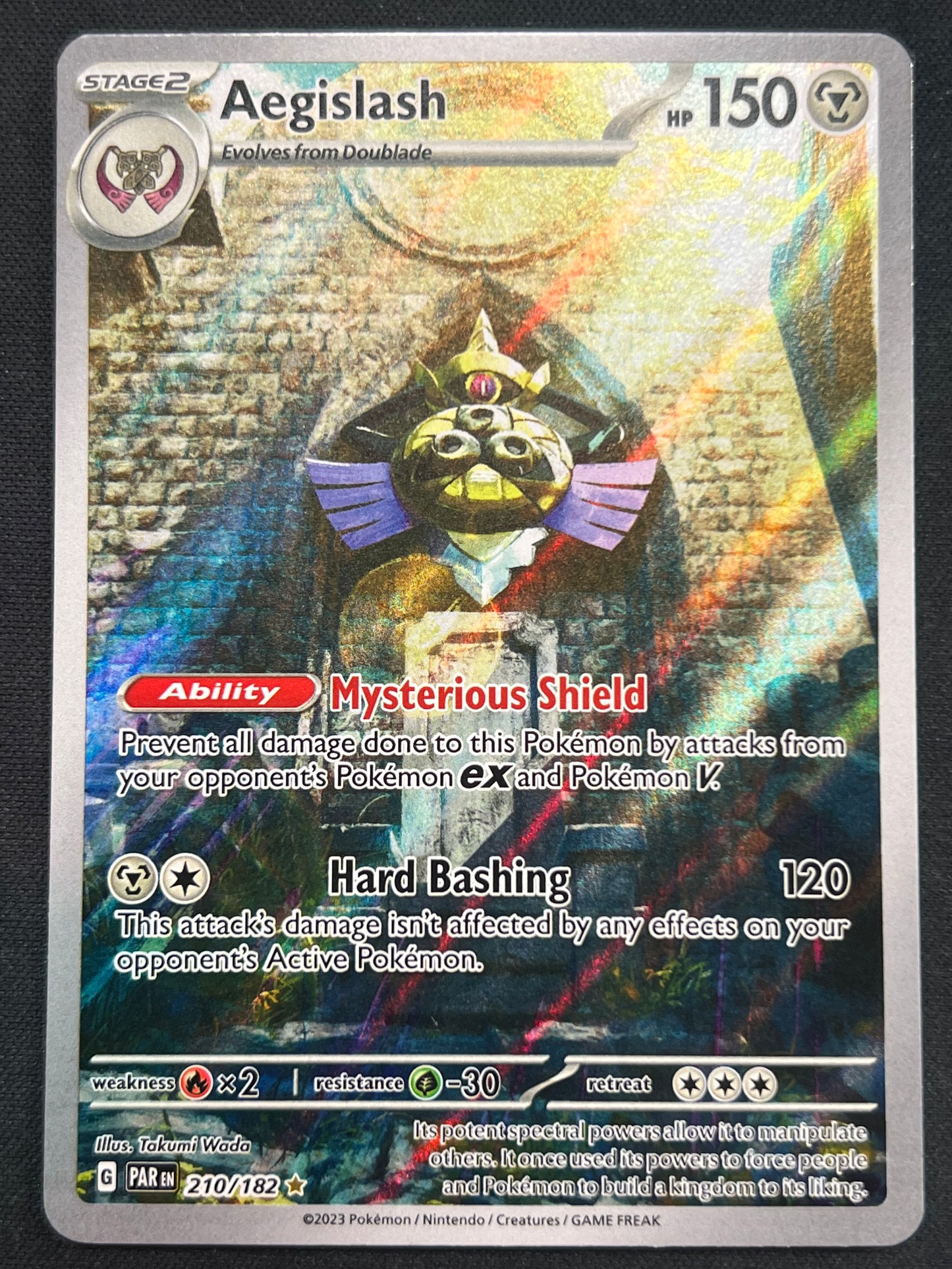 Aegislash - 210/182 - SV04: Paradox Rift (PAR) Pokemon