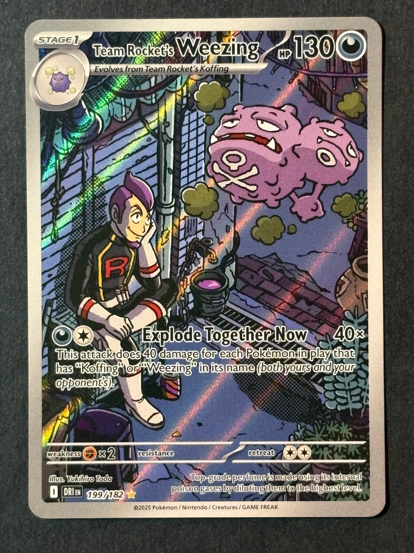 Team Rocket's Weezing - 199/182 - SV10: Destined Rivals (DRI)