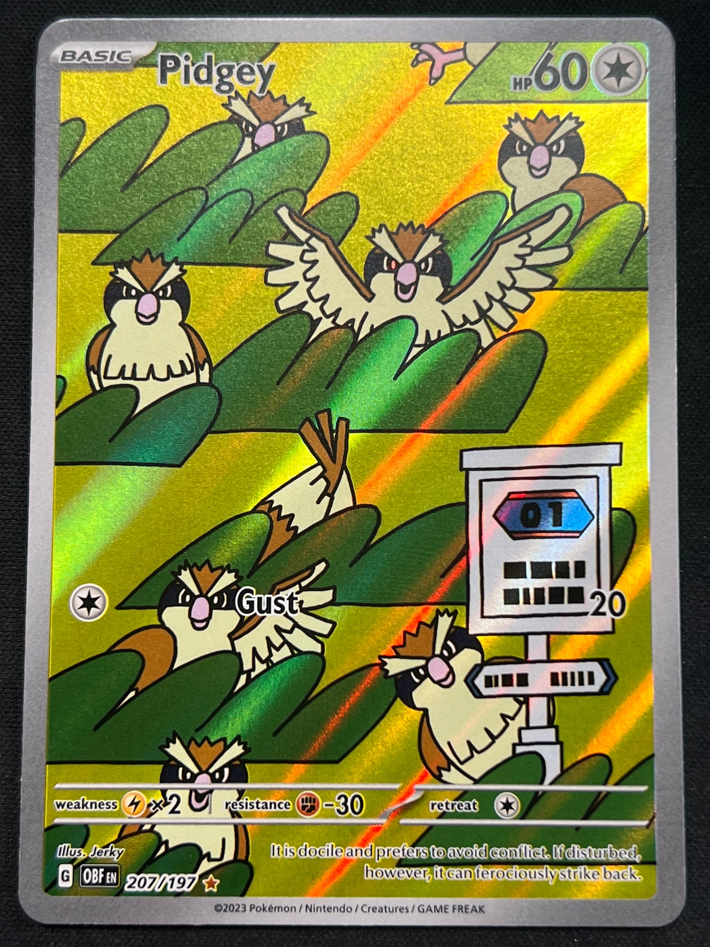 Pidgey - 207/197 - SV03: Obsidian Flames (OBF) Pokemon