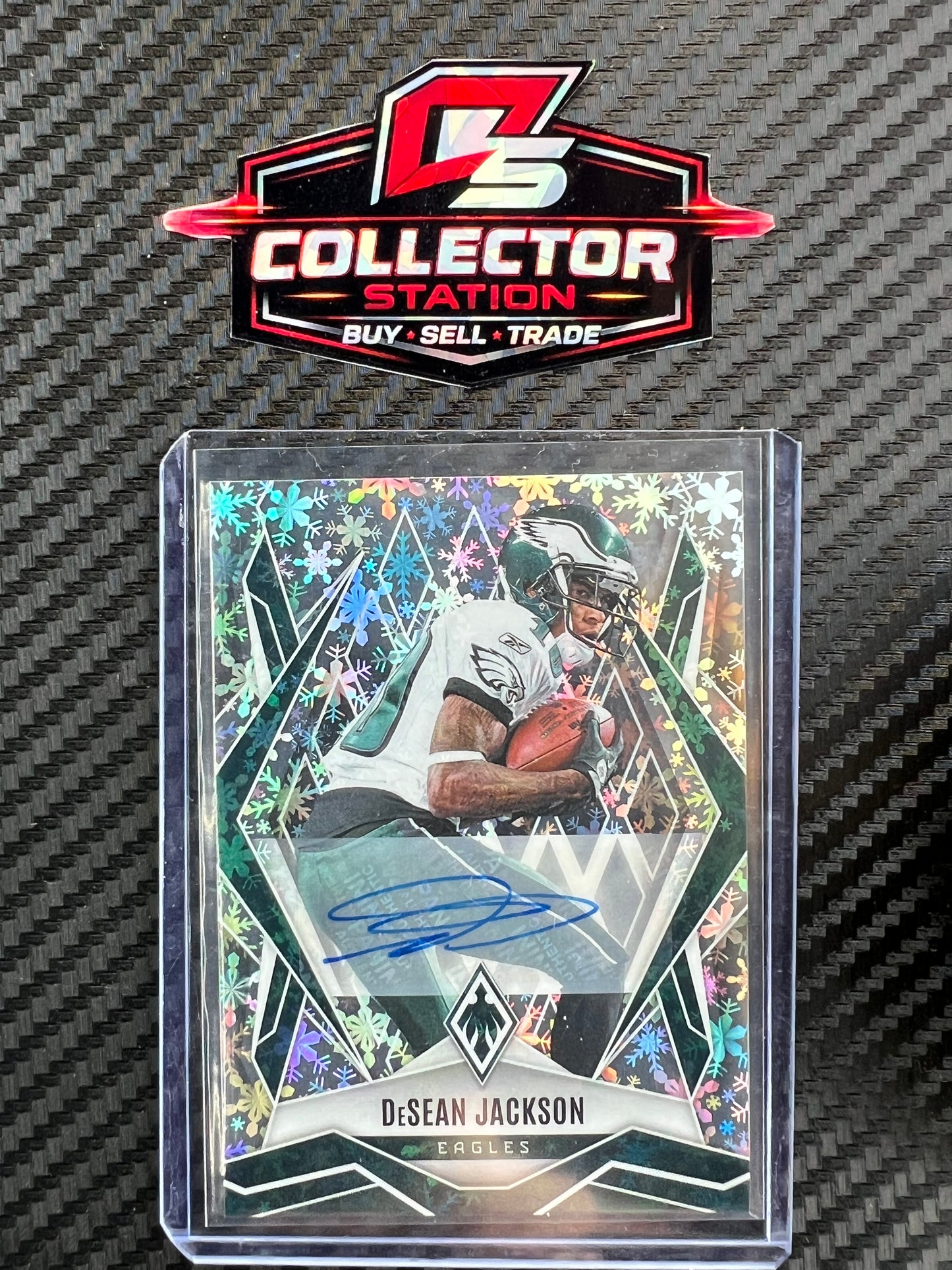 2025 Panini Phoenix DeSean Jackson Silver Winter Auto /35 #142
