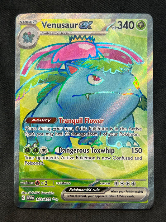 Venusaur ex - 182/165 - SV: Scarlet & Violet 151 (MEW) Pokemon