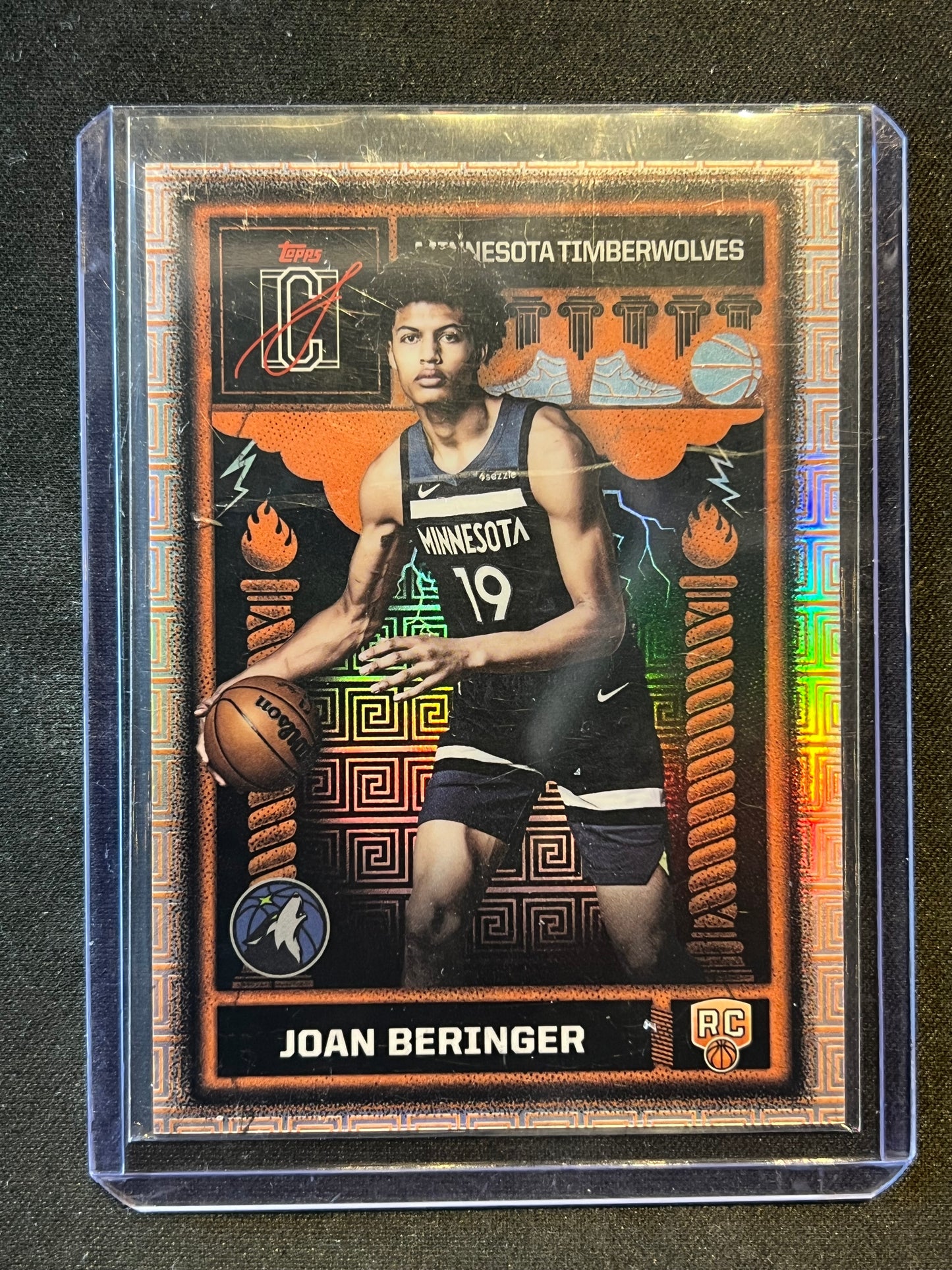 2025-26 Topps Signature Class Joan Beringer Odyssey ODY-13 Timberwolves RC