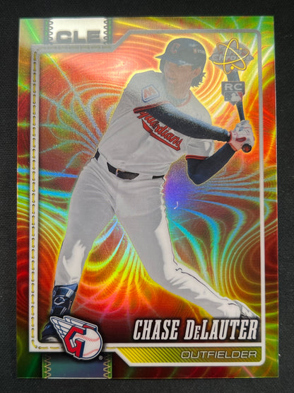 2026 Topps Chrome Chase DeLauter Radiating Rookies SSP Case Hit (RC) #RR-8