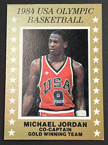 1984 USA Olympic Basketball Michael Jordan Co-Captain