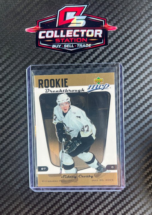 2005-06 Upper Deck MVP Rookie Breakthrough Sidney Crosby #RB1 RC
