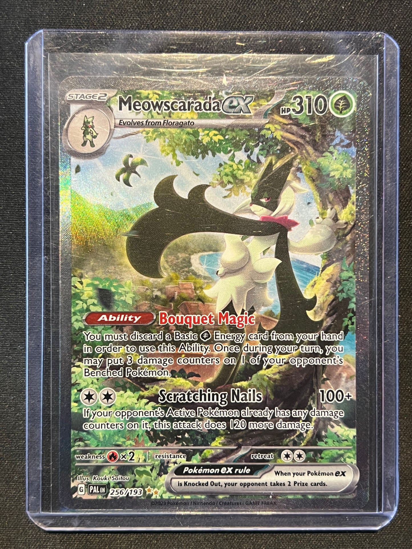 Meowscarada ex - 256/193 - SV02: Paldea Evolved (PAL) Pokemon