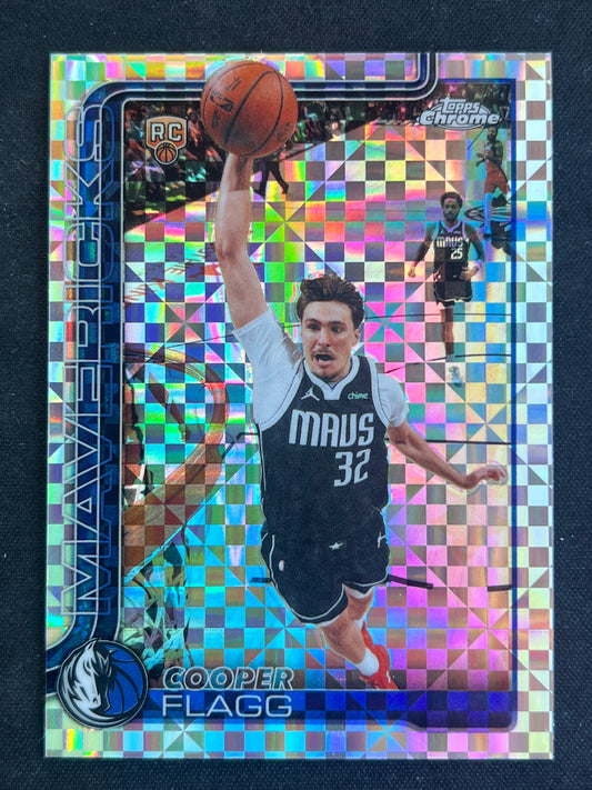 2025-26 Topps Chrome - Cooper Flagg #151 X-Fractor (RC)