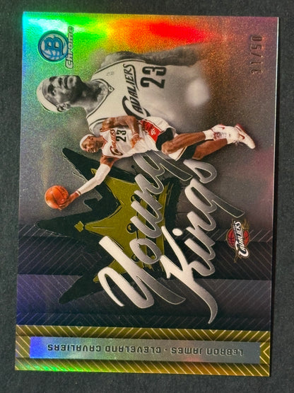 2025 Bowman Chrome LeBron James Young Kings Gold Refractor /50 #YK-5