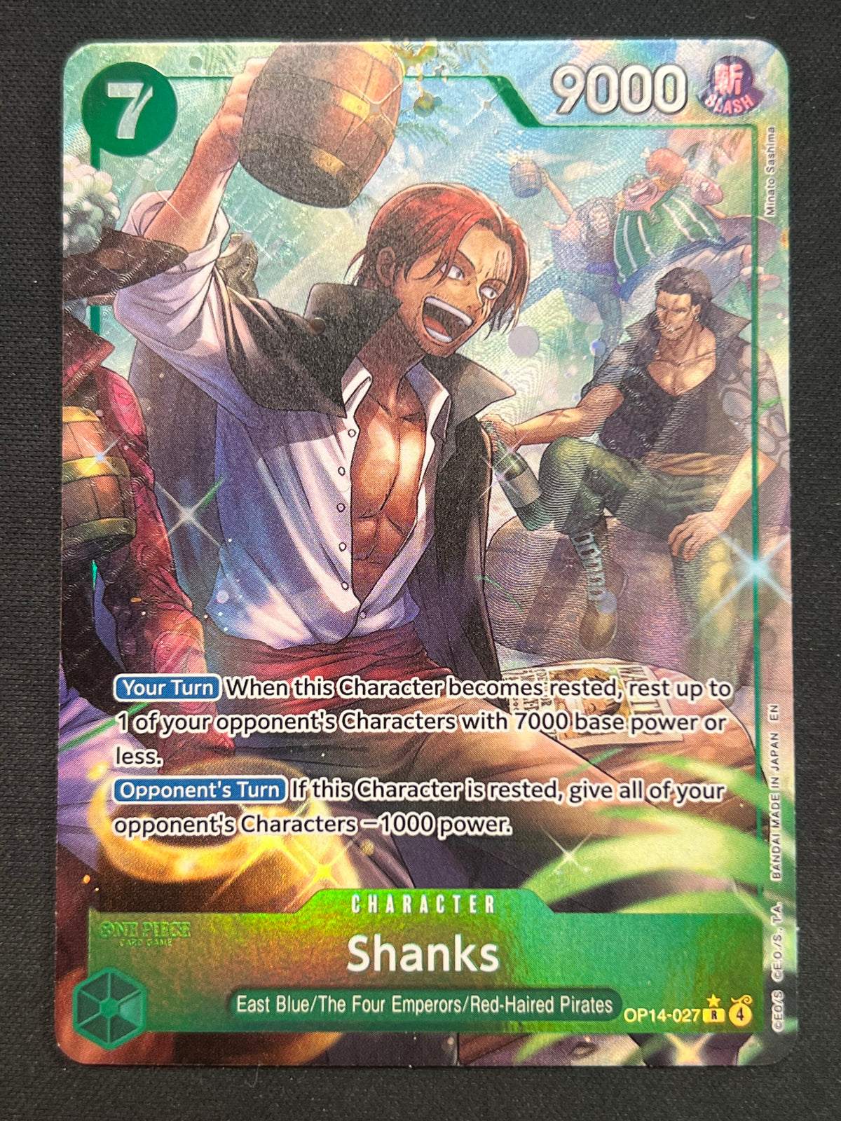 Shanks (Alternate Art) - The Azure Sea's Seven (OP14) One Piece