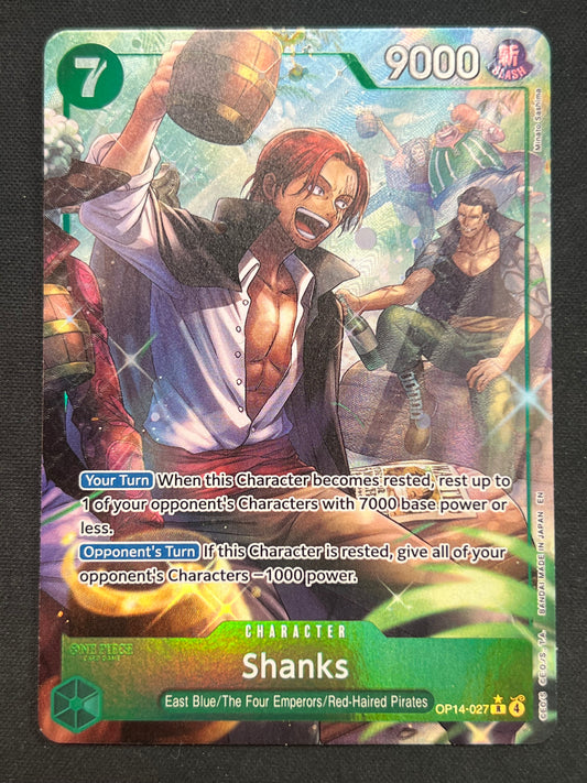 Shanks (Alternate Art) - The Azure Sea's Seven (OP14) One Piece