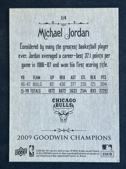 2009 Upper Deck Goodwin Champions Michael Jordan Bulls #114