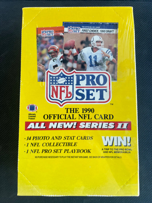 1990 Pro Set NFL Series 2 Box Sealed