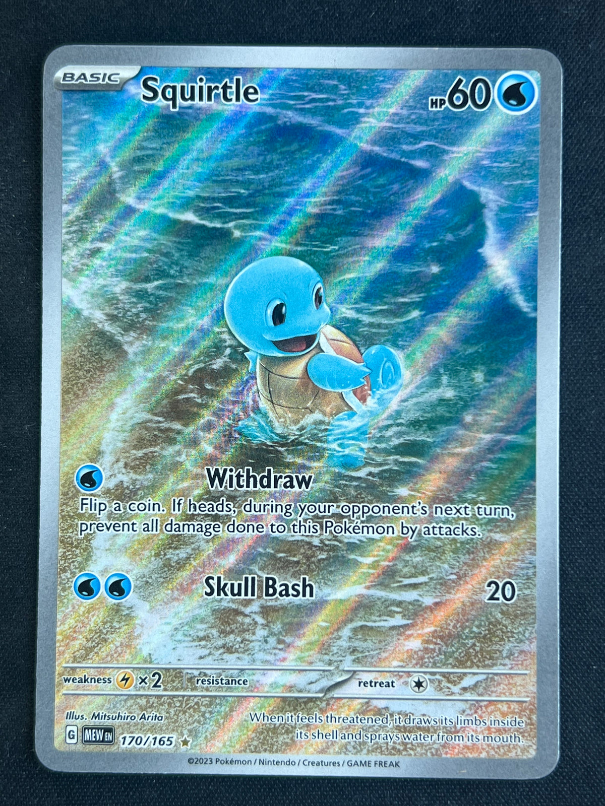 Squirtle - 170/165 - SV: Scarlet & Violet 151 (MEW) LP Pokemon