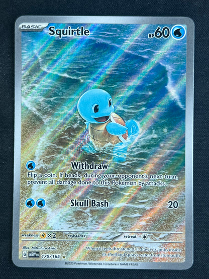 Squirtle - 170/165 - SV: Scarlet & Violet 151 (MEW) LP Pokemon