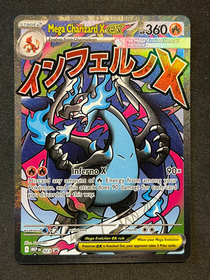Mega Charizard X ex - 023 - ME: Mega Evolution Promo (MEP) NM Pokemon