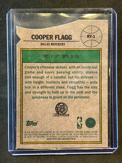 2025-26 Bowman - Rookie of the Year Favorites Cooper Flagg #RY-1 (RC)