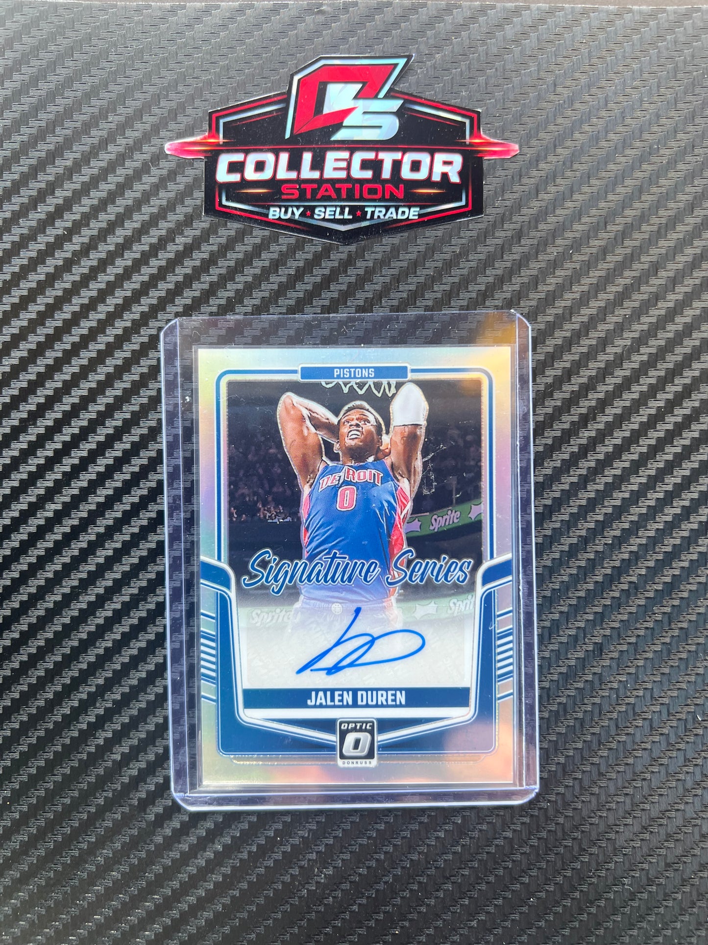 2024-25 Donruss Optic Jalen Duren Holo Signature Series #SS-DUR