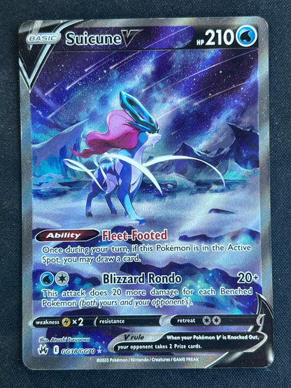 Suicune V - SWSH: Crown Zenith: Galarian Gallery (CRZ:GG) NM Pokemon