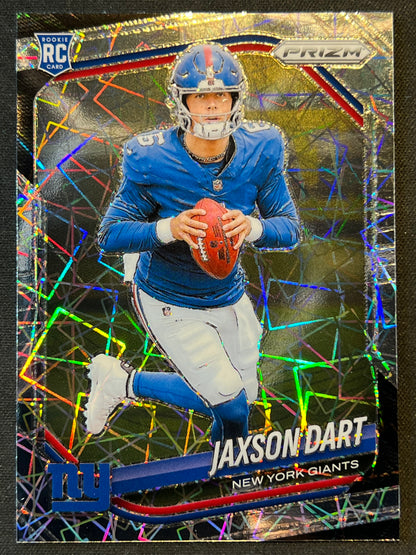 2025 Panini Prizm Jaxson Dart Lazer Rookie RC #332 Giants