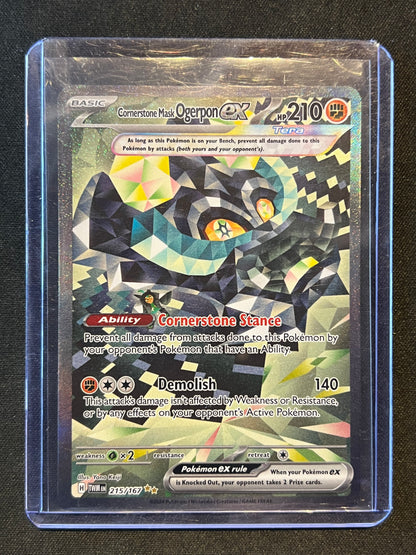 Cornerstone Mask Ogerpon ex - 215/167 - SV06: Twilight Masquerade (TWM)