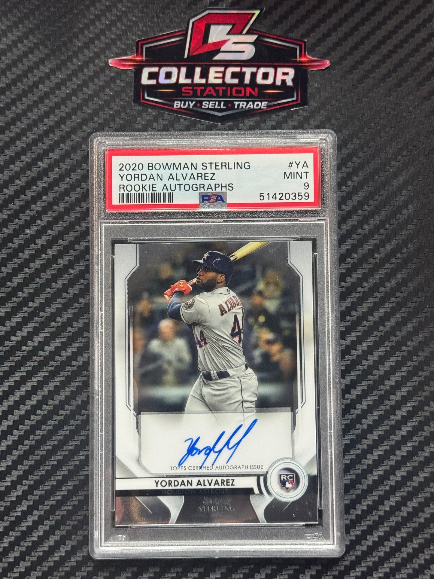 2020 Bowman Sterling Yordan Alvarez Rookie Autographs #BSRA-YA RC