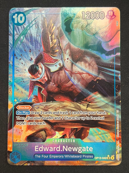Edward.Newgate (Alternate Art) - Carrying On His Will (OP13) One Piece