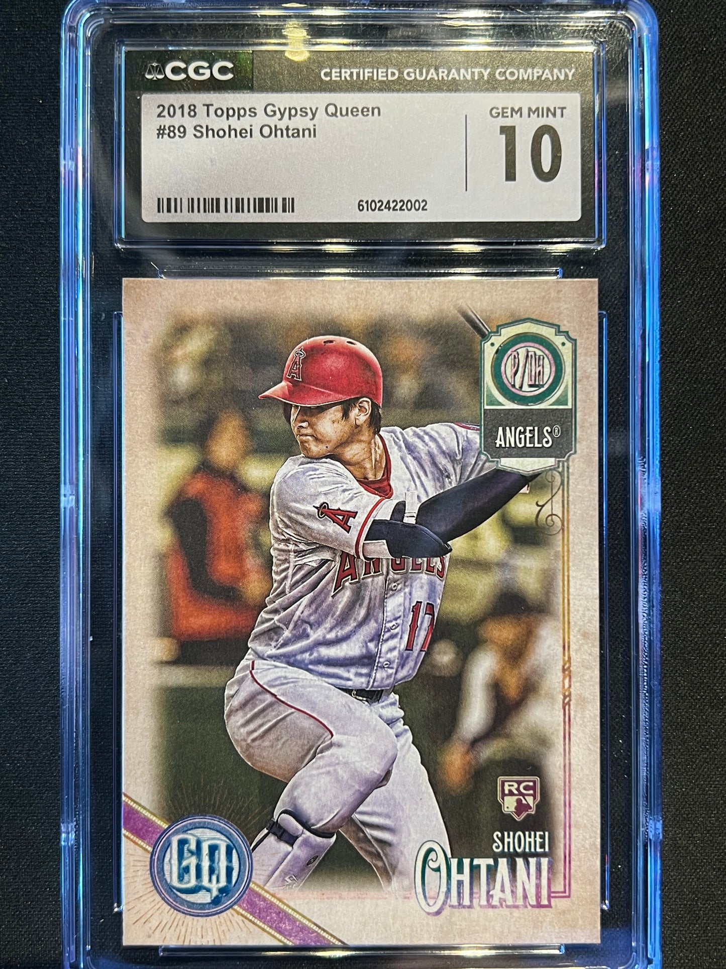 2018 Topps Gypsy Queen Shohei Ohtani Rookie #89 Angels CGC 10