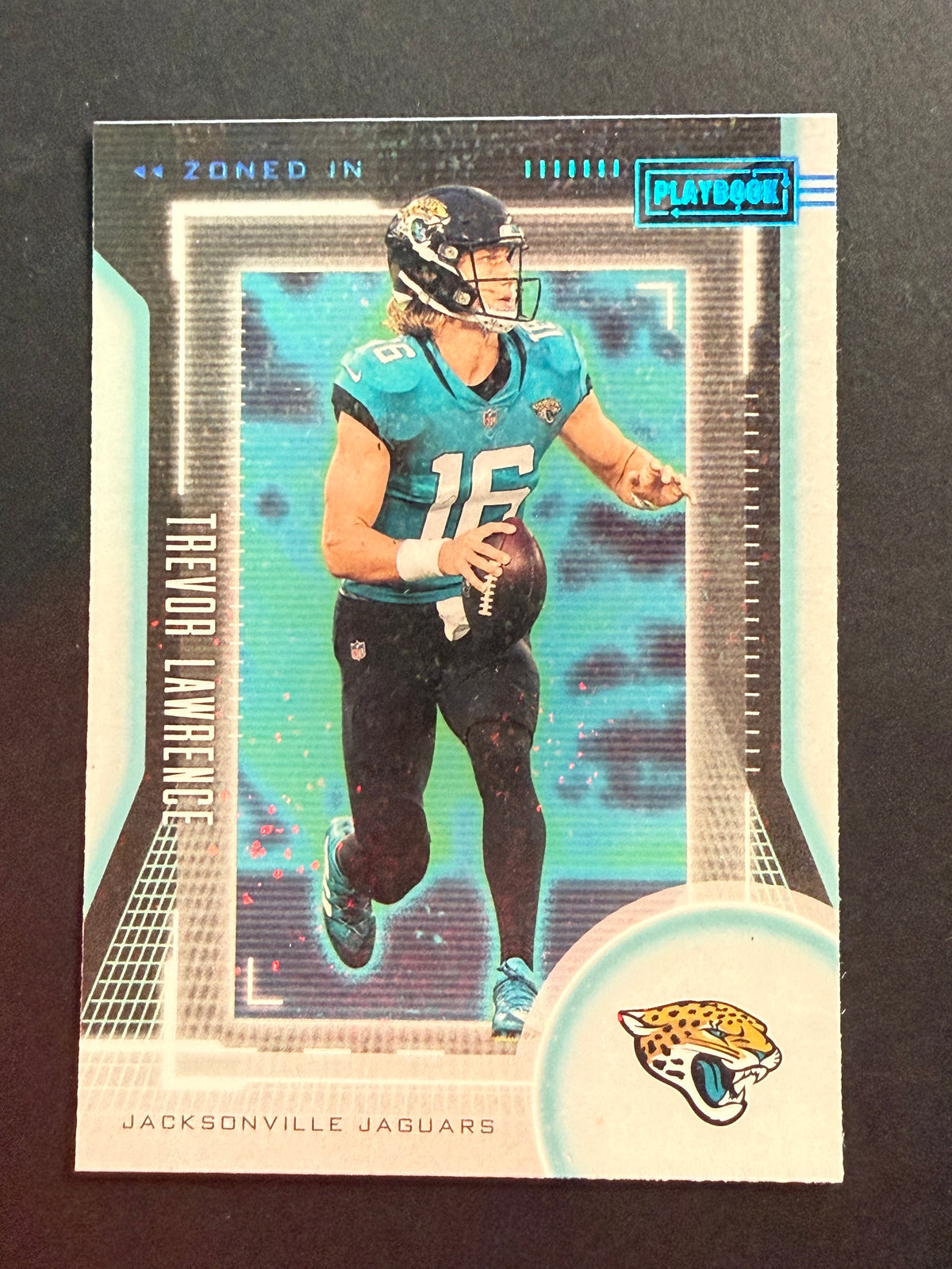 2021 Panini Playbook - Rookie Trevor Lawrence Zoned In #101 SSP Case Hit
