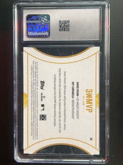 2025 Topps - Welcome to the Club MVP Ohtani-Campanella #D8 CGC 10