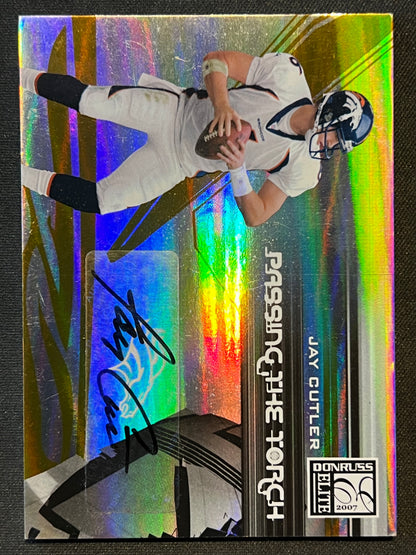2007 Donruss Elite - Passing the Torch Jay Cutler #PT-14 Autographs /99 (AU)