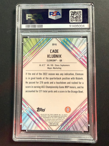 2023 Bowman Chrome - Cade Klubnik Unexpected Delights Early Risers #ER-6 (RC) PSA 10