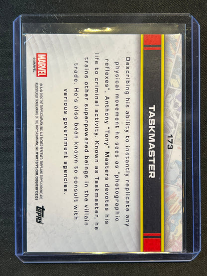2026 Topps Chrome Marvel Taskmaster Purple Raywave Refractor /75 #173