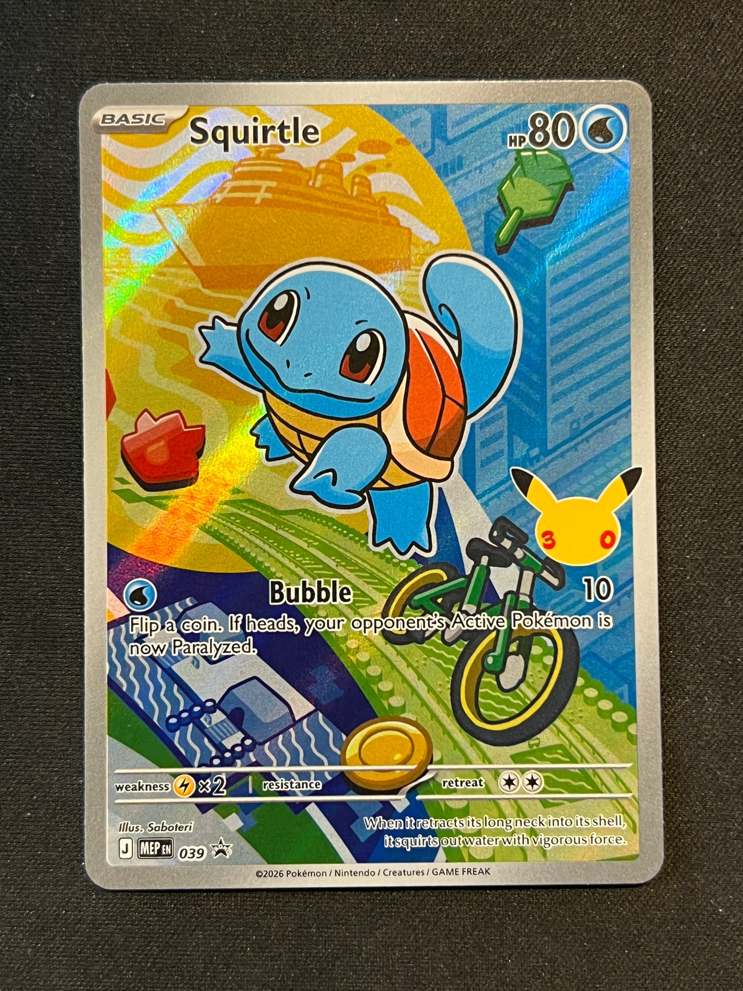 Squirtle - 039 - ME: Mega Evolution Promo (MEP) NM Pokemon