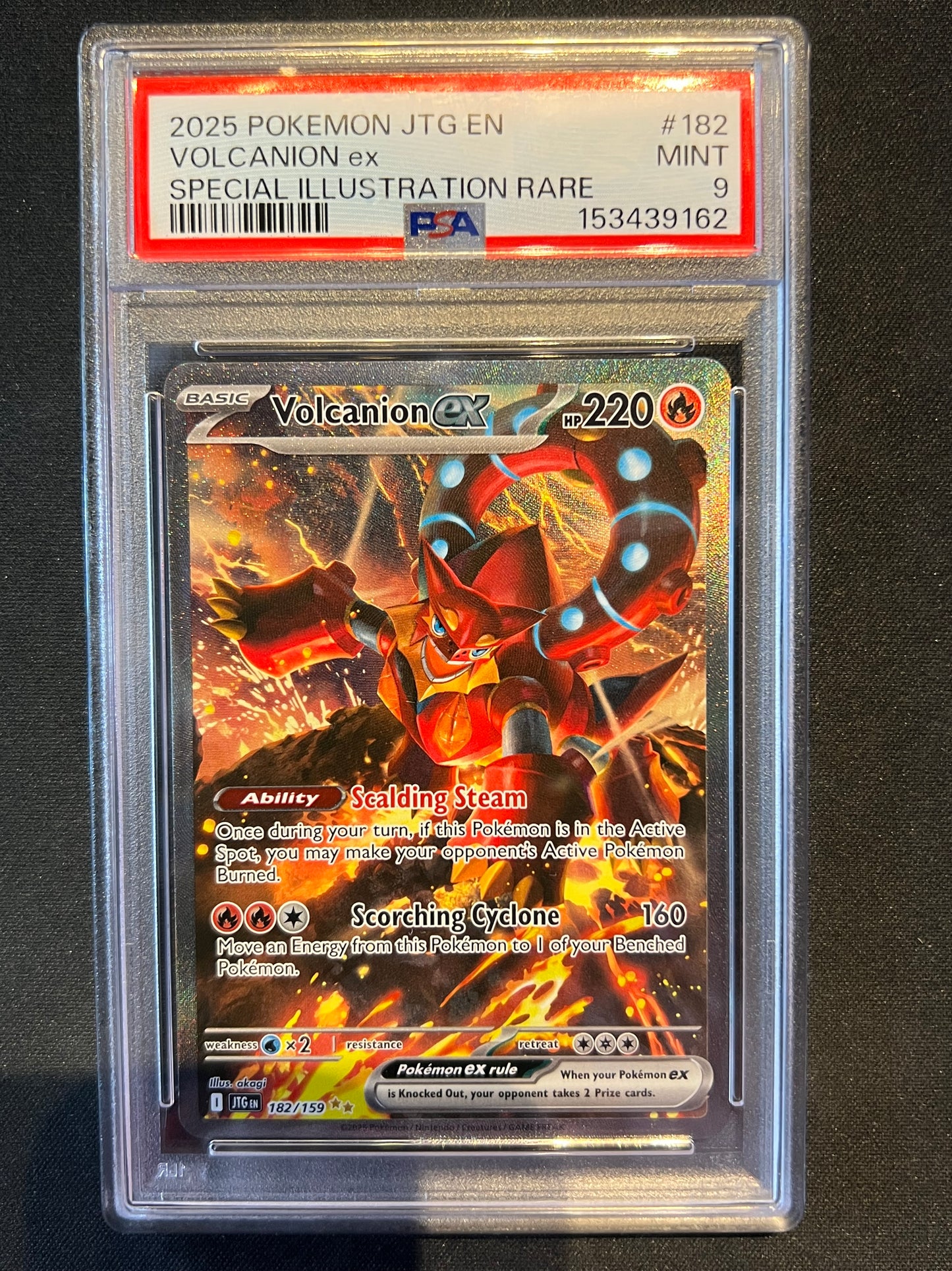 Volcanion ex - 182/159 - SV09: Journey Together (JTG) PSA 9
