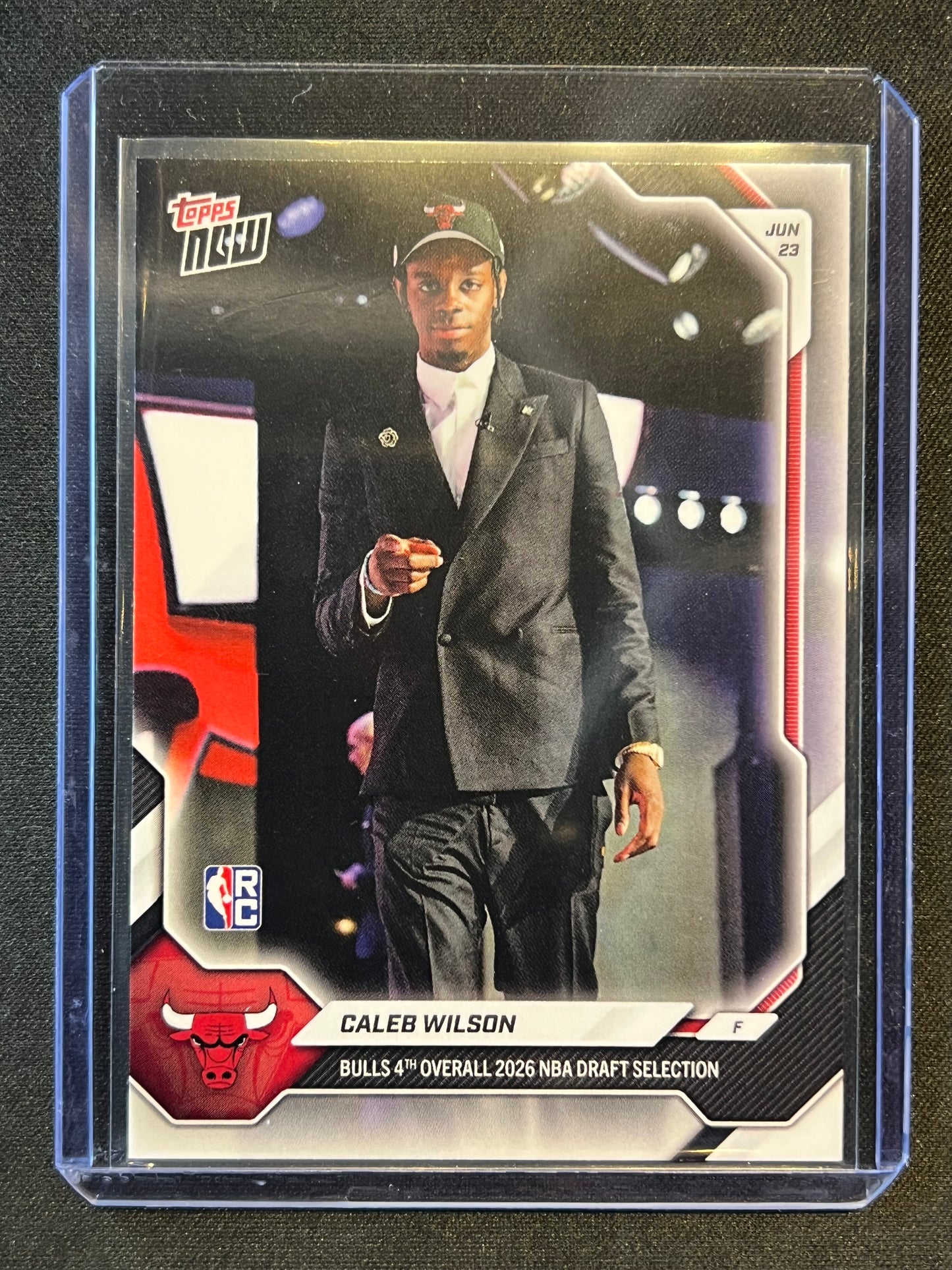 2026 Topps Now NBA Draft Caleb Wilson #CWIL Bulls