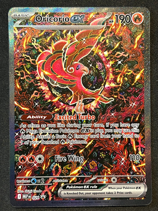 Oricorio ex - 024 - ME: Mega Evolution Promo (MEP) NM Pokemon