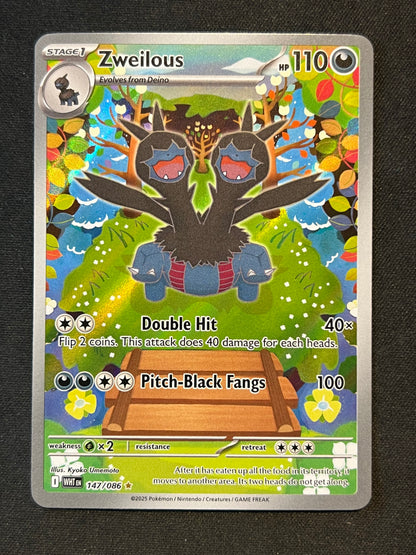 Zweilous - 147/086 - SV: White Flare (WHT) NM Pokemon