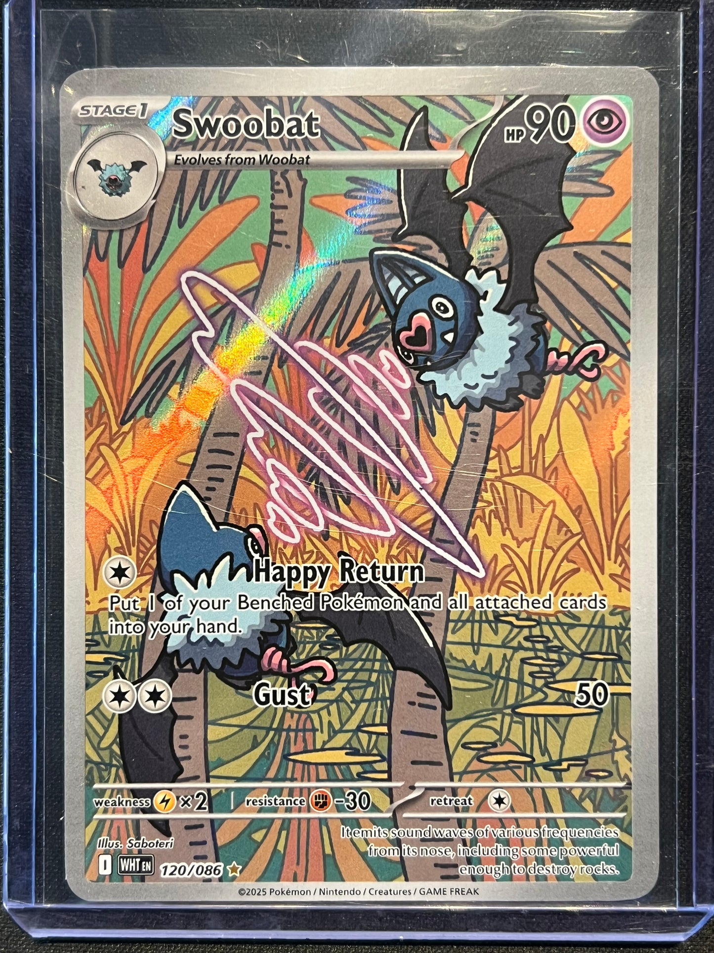 Swoobat - 120/086 - SV: White Flare (WHT)